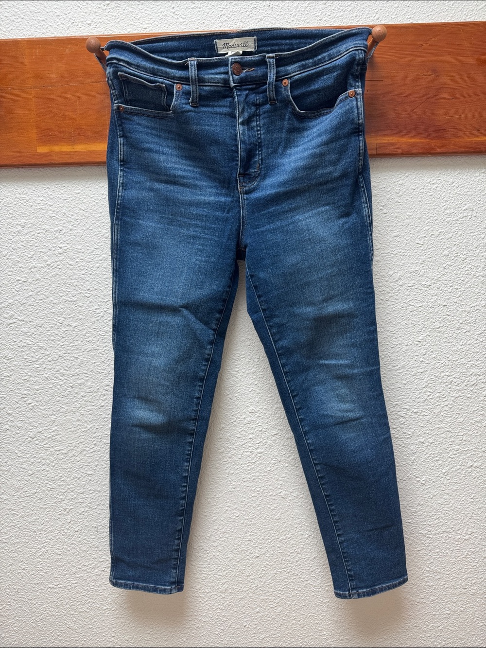 Madewell Women's Indigo Stretch High-Rise Skinny Jeans